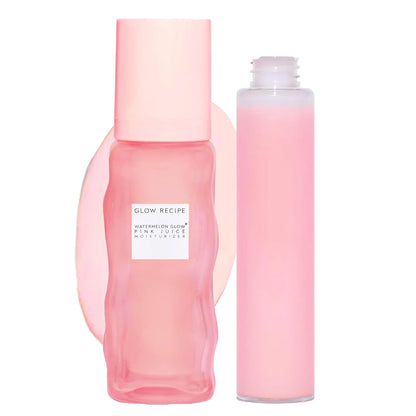 Refillable Pink Juice Hydrating Face Moisturizer for Women & Men - Korean Skin Care Moisturizer with Hyaluronic Acid for Glass Skin - Lightweight Gel Moisturizer for Dry Skin (60Ml)